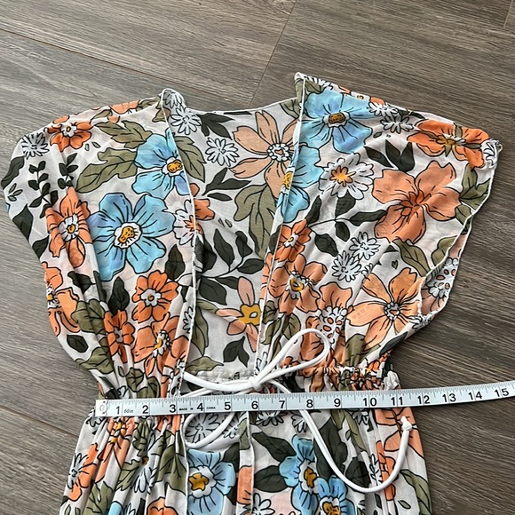 Stylish Swimwear Floral Maxi Coverup - Picture 13 of 14